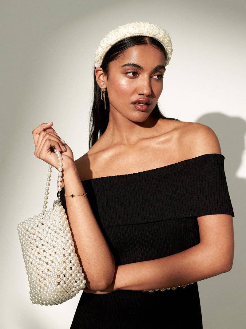 Boba Mini Pearl Bucket Bag