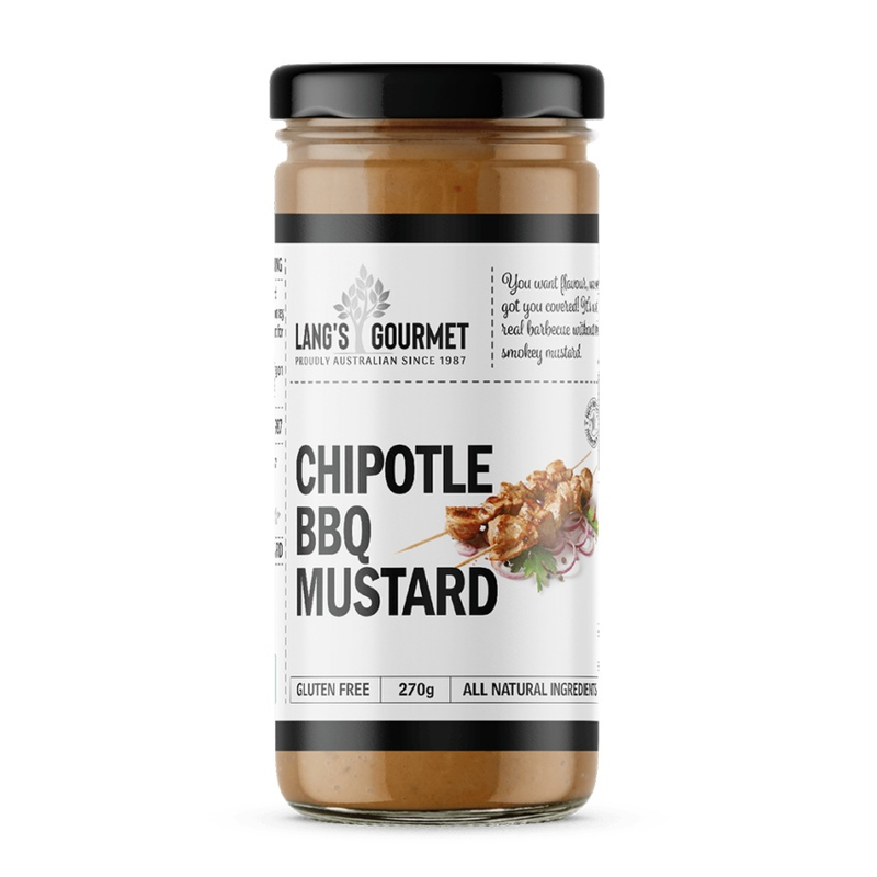 ‘Langs Gourmet’ Chipotle BBQ Mustard