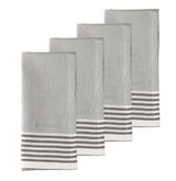 ‘Ecology’ Cafe Set of 4 Napkins Grey-House of Holabox