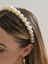 Emma Pearl Headband-House of Holabox