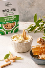 Biscottini - Lemon Myrtle & Coconut Crackers - Vegan (125g)