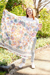 Bella Floral Lightweight Scarf