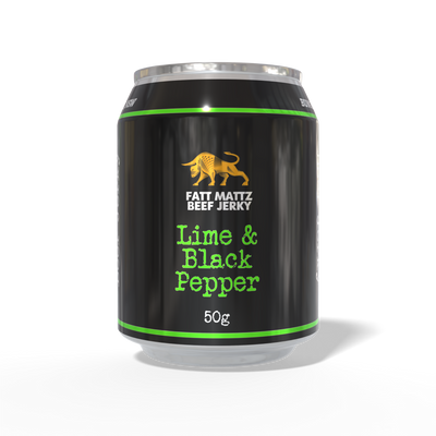 'Fatt Mattz Beef Jerky' Lime & Black Pepper