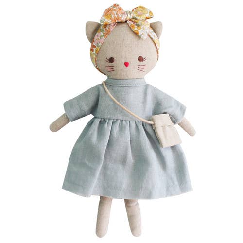 ‘Alimrose’ Mini Lilly Kitty - Grey Linen