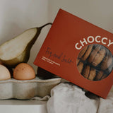 Fig and Salt Choccy Monte Biscuits with chocolate filling and oat biscuit texture in a 200g package