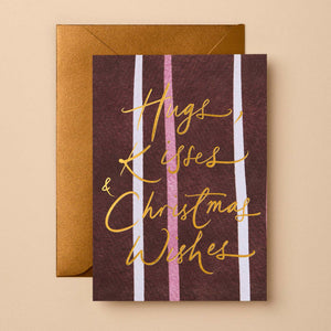Christmas Greeting Card Gold