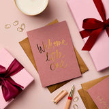 ‘Gabrielle & Celine’ Welcome Little OneFoil Greeting Card-House of Holabox