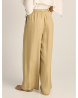 Gianna Acetate Pant - Gold-House of Holabox