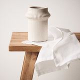 Gili Ivory Vase-House of Holabox