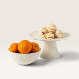 Gina Ribbed Ceramic Bowl-House of Holabox