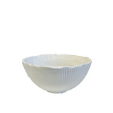 Gina Ribbed Ceramic Bowl-House of Holabox