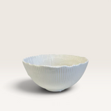 Gina Ribbed Ceramic Bowl-House of Holabox