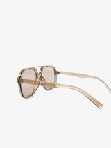 Giselle Aviator Sunglasses - Clear Grey-House of Holabox