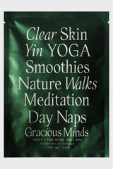 'Gracious Minds' Purify and Pore Refine Sheet Mask-House of Holabox