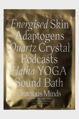 'Gracious Minds' Rejuvenation Gold Sheet Mask-House of Holabox