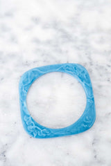‘Greenwood Designs’ Geo Resin Stacking Bangles - Assorted Colours-Denim-House of Holabox
