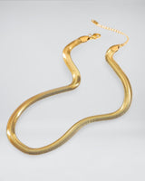 Greenwood Designs Nagini Snake Gold Necklace