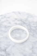 Greenwood Designs organic resin stacking bangles in assorted colors, handmade unique bracelets