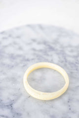 Greenwood Designs organic resin stacking bangles in assorted colors handcrafted for unique layered style