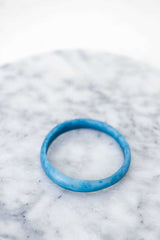 Greenwood Designs handmade organic resin stacking bangles in assorted colors for unique layered style