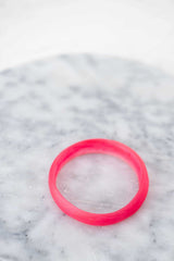 Greenwood Designs organic resin stacking bangles in assorted colours handcrafted for unique layered style