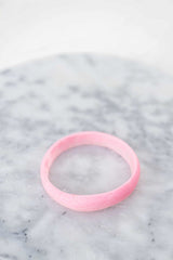 Greenwood Designs organic resin stacking bangles in assorted colours, handmade unique bracelets for layering and self-expression