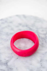 Greenwood Designs handmade resin stacking cuffs in assorted colors for unique layered fashion