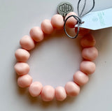 ‘Greenwood Designs’ Rock Bracelets - Assorted Colours-Baby Pink-House of Holabox