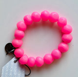 ‘Greenwood Designs’ Rock Bracelets - Assorted Colours-Bright Pink-House of Holabox
