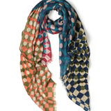 ‘Greenwood Designs’ Scarves-Frankie Multi-House of Holabox