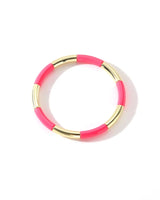 ‘Greenwood Designs’ Stacking Bangles - Assorted-Gold Tubey Coral-House of Holabox