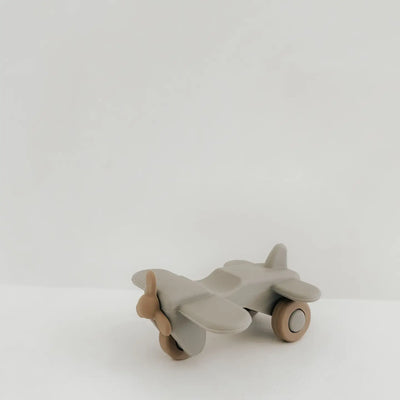 ‘Henry & Flo’ Soft Silicone Transport Vehicles – Grey Plane
