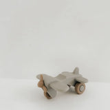 ‘Henry & Flo’ Soft Silicone Transport Vehicles-Grey Plane-House of Holabox