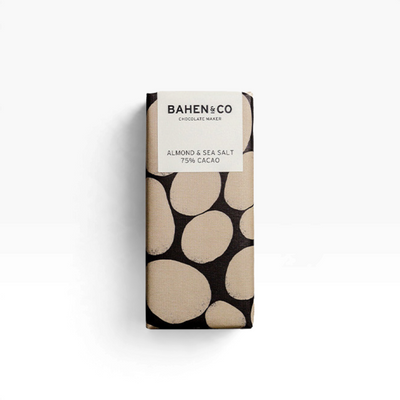 Bahen & Co | Almond & Sea Salt Chocolate Bar 75g