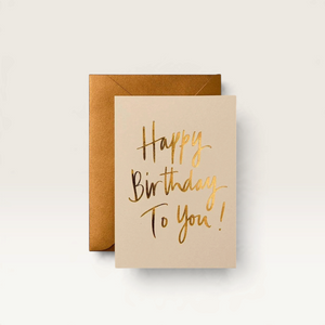Happy Birthday To You Greeting Card