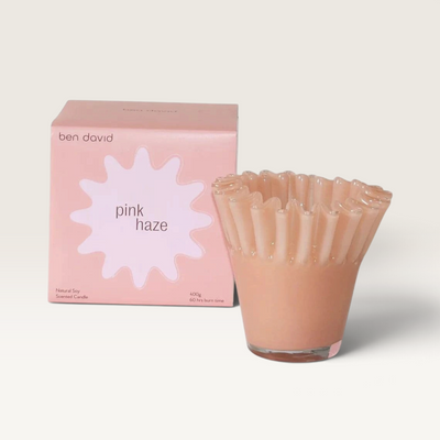 Ben David | Soy Kiki Candles - Assorted Colours – Pink Haze