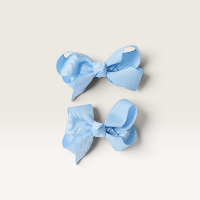 Snuggle Hunny | Piggy Tail Hair Clips - Assorted Colours – Baby Blue