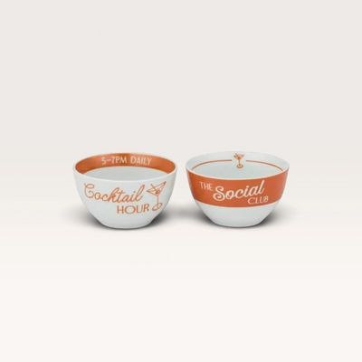 Social Ceramic Bowl - Assorted