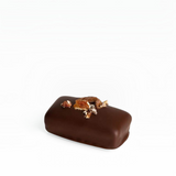House of Holabox vegan butter caramel pecan chocolate truffle with cinnamon and dark chocolate coating