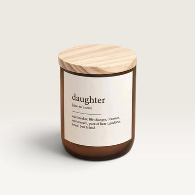 The Commonfolk Collective | Daughter Dictionary Meaning Candle
