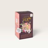House of Holabox Inspirational Tea Co. English Breakfast black tea box with floral illustration and quote tags