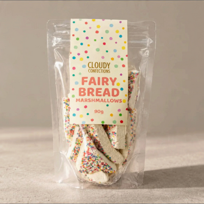 Cloudy Confections | Fairy Bread Marshmallows