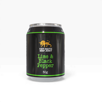 Fatt Mattz Beef Jerky | Lime & Black Pepper