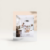 House of Holabox Find My Style book by Loni Parker featuring a bright coastal interior design living room cover
