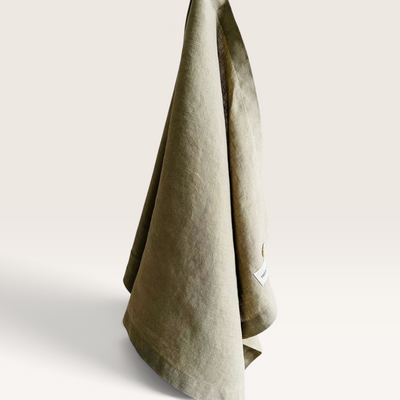 Mama and Tochter | French Linen Tea Towels - Assorted – Olive Green
