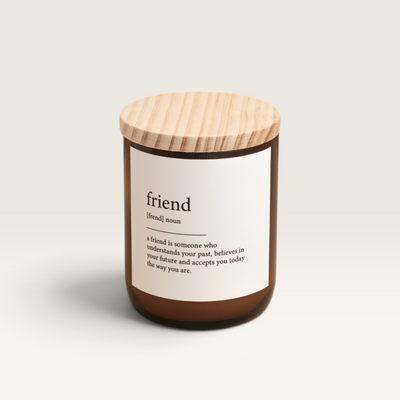 The Commonfolk Collective | Friend Dictionary Meaning Candle
