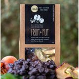 House of Holabox Port Willunga Fine Foods fruit and nut platter featuring dried apples, apricots, almonds, and muscatels.