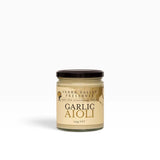 House of Holabox Yarra Valley Preserves creamy garlic aioli mayonnaise in a 235g glass jar with a black lid
