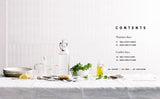 House of Holabox Gourmet Traveller Everyday cookbook contents page featuring a table setting with fresh ingredients.