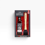 House of Holabox Grill Society basting pack with 280g sweet honey BBQ glaze bottle and silicone basting brush